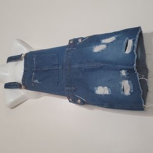 I & M Jeans Overalls Skirt